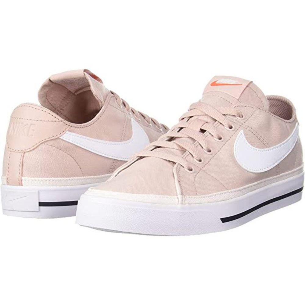 Nike Court Legacy Canvas Skate Shoe Pink Oxford/White US Women's Size 9 - Picture 2 of 9